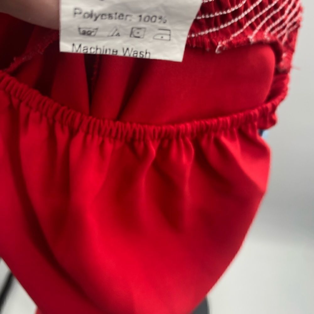 3For$20 SHEIN Unity Ruched Drawstring Front Ruffle Cuff Crop Top size: Large - Picture 2 of 4